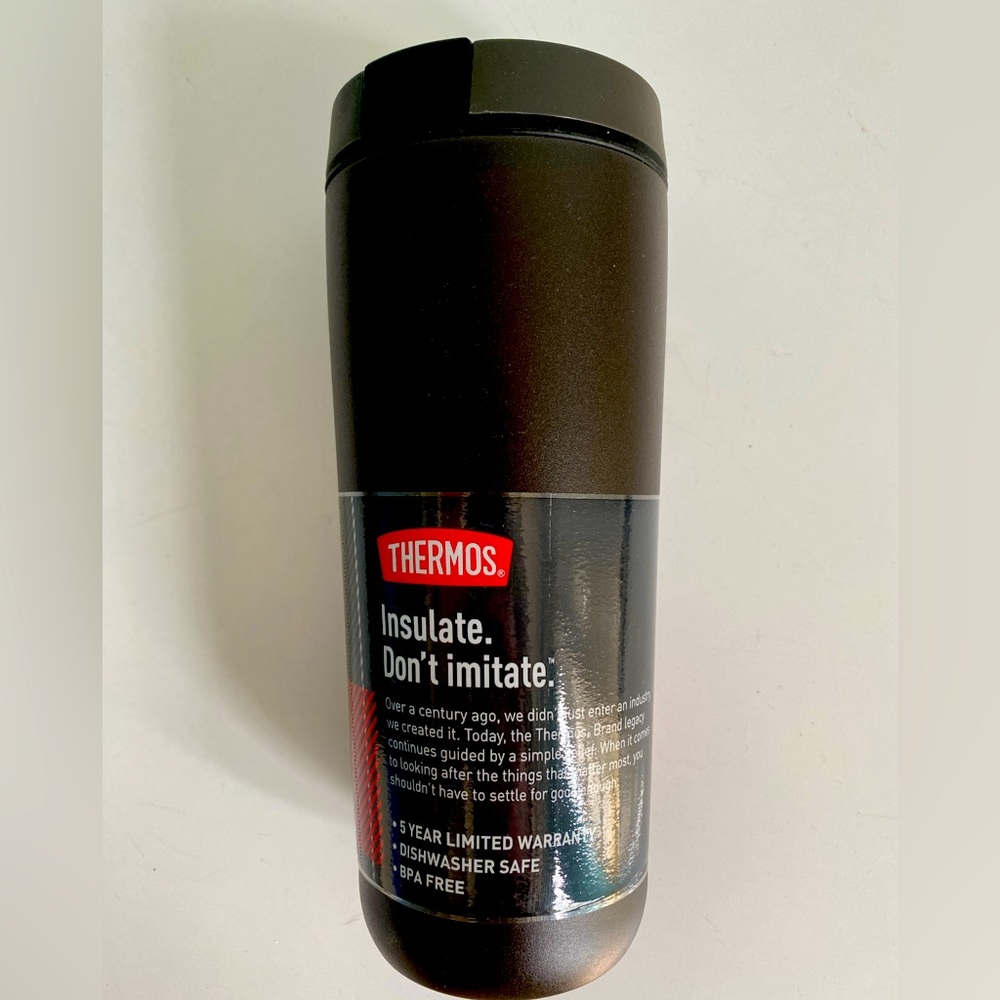 Thermos Stainless Steel Tumbler Espresso Black